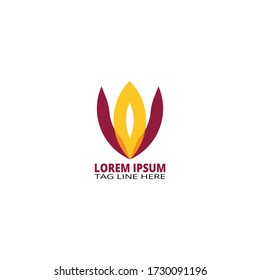 Vector modern abstract logo perfect for brand, icon media social and company. Vector EPS 10.