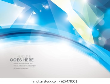 Vector of modern abstract polygonal background
