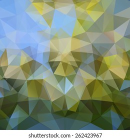 Vector modern abstract polygonal colorful background for design