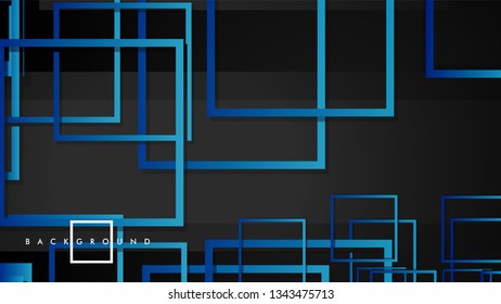 Vector Modern Abstract Squares Backgrounds . with a black green gradient. eps 10 template