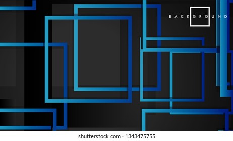 Vector Modern Abstract Squares Backgrounds . with a black green gradient. eps 10 template