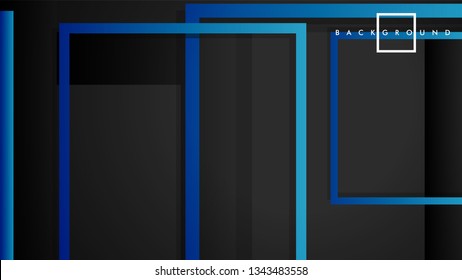 Vector Modern Abstract Squares Backgrounds . with a black green gradient. eps 10 template