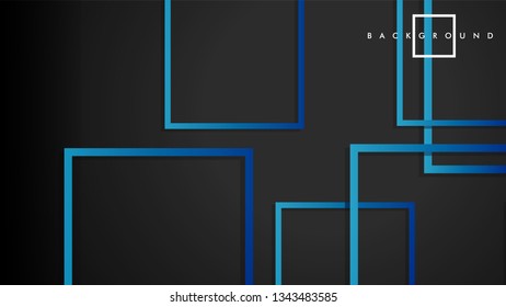 Vector Modern Abstract Squares Backgrounds . with a black green gradient. eps 10 template