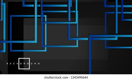 Vector Modern Abstract Squares Backgrounds . with a black green gradient. eps 10 template