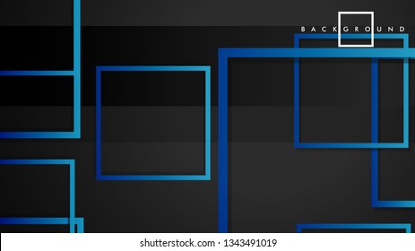 Vector Modern Abstract Squares Backgrounds . with a black green gradient. eps 10 template