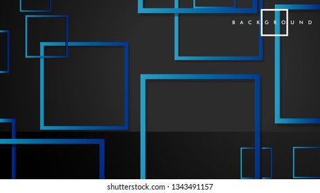 Vector Modern Abstract Squares Backgrounds . with a black green gradient. eps 10 template