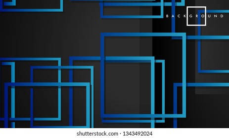 Vector Modern Abstract Squares Backgrounds . with a black green gradient. eps 10 template