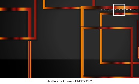 Vector Modern Abstract Squares Backgrounds . with a black and metal color gradient. eps 10 template