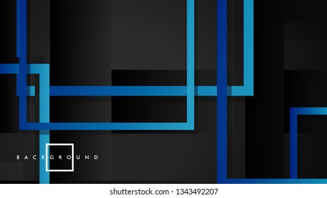 Vector Modern Abstract Squares Backgrounds . with a black green gradient. eps 10 template