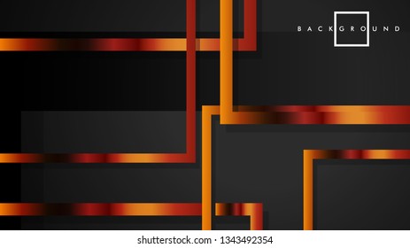 Vector Modern Abstract Squares Backgrounds . with a black and metal color gradient. eps 10 template