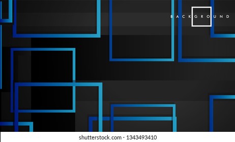 Vector Modern Abstract Squares Backgrounds . with a black green gradient. eps 10 template