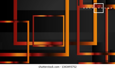 Vector Modern Abstract Squares Backgrounds . with a black and metal color gradient. eps 10 template