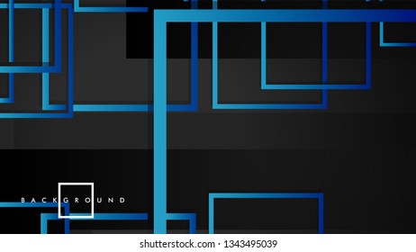 Vector Modern Abstract Squares Backgrounds . with a black green gradient. eps 10 template