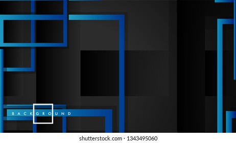 Vector Modern Abstract Squares Backgrounds . with a black green gradient. eps 10 template
