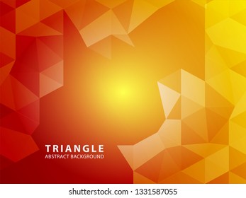 Vector of modern abstract triangular background - Vector