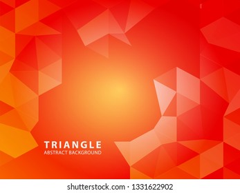 Vector of modern abstract triangular background - Vector