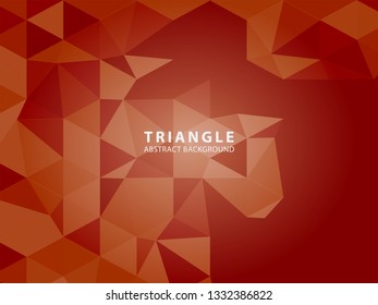 Vector of modern abstract triangular background - Vector