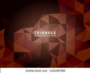 Vector of modern abstract triangular background - Vector
