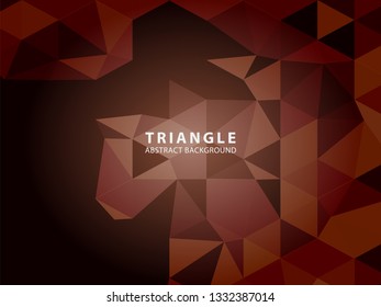 Vector of modern abstract triangular background - Vector