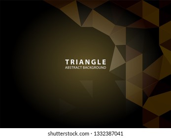 Vector of modern abstract triangular background - Vector