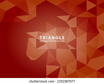 Vector of modern abstract triangular background - Vector