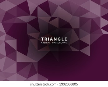 Vector of modern abstract triangular background - Vector