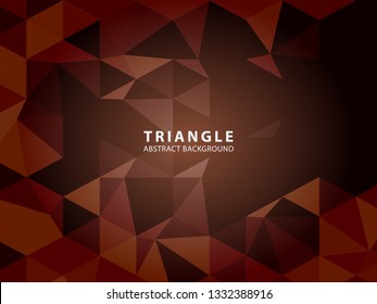 Vector of modern abstract triangular background - Vector