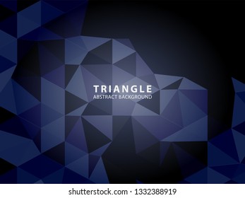 Vector of modern abstract triangular background - Vector