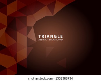 Vector of modern abstract triangular background - Vector