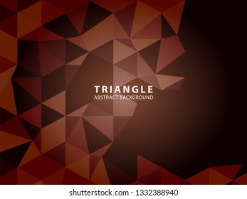 Vector of modern abstract triangular background - Vector