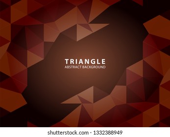 Vector of modern abstract triangular background - Vector
