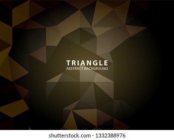 Vector of modern abstract triangular background - Vector