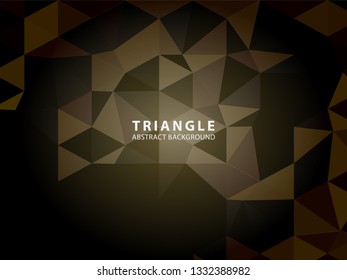 Vector of modern abstract triangular background - Vector