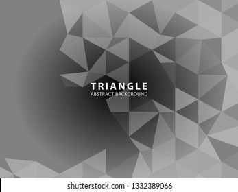 Vector of modern abstract triangular background - Vector