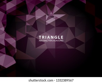 Vector of modern abstract triangular background - Vector