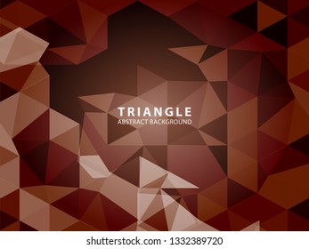 Vector of modern abstract triangular background - Vector