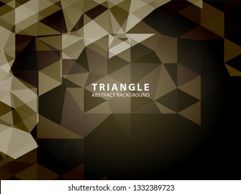 Vector of modern abstract triangular background - Vector