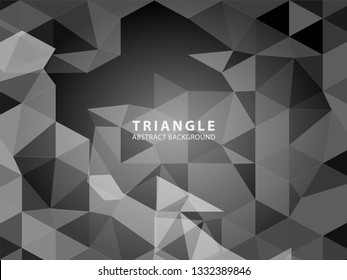 Vector of modern abstract triangular background - Vector