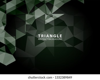 Vector of modern abstract triangular background - Vector