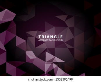 Vector of modern abstract triangular background - Vector
