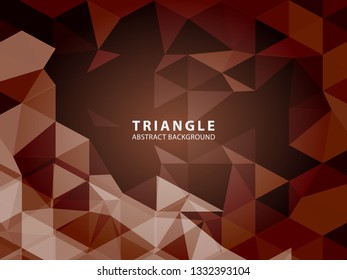 Vector of modern abstract triangular background - Vector