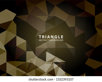 Vector of modern abstract triangular background - Vector