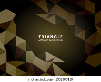 Vector of modern abstract triangular background - Vector