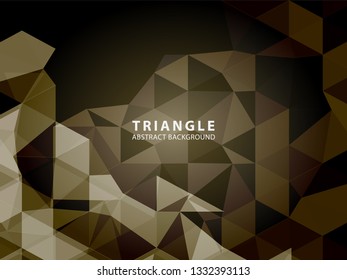 Vector of modern abstract triangular background - Vector