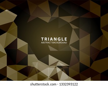 Vector of modern abstract triangular background - Vector