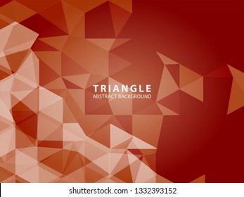 Vector of modern abstract triangular background - Vector