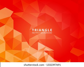 Vector of modern abstract triangular background - Vector