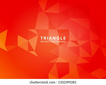 Vector of modern abstract triangular background - Vector