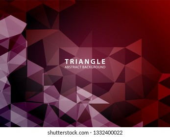 Vector of modern abstract triangular background - Vector