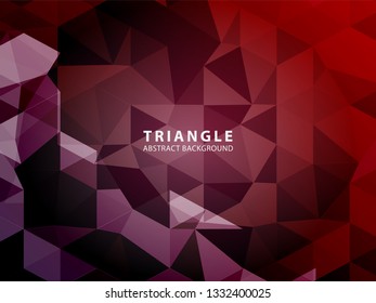 Vector of modern abstract triangular background - Vector